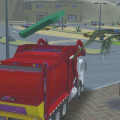 Island Clean Truck Garbage Sim