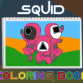 Squid Coloring Book