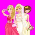 Barbie's Wedding Selfie With Princesses