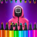 Squid Game: Coloring Book